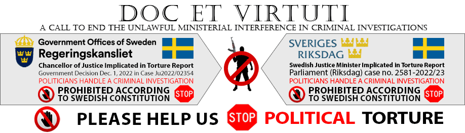 Help Us Stop Political Torture In Sweden